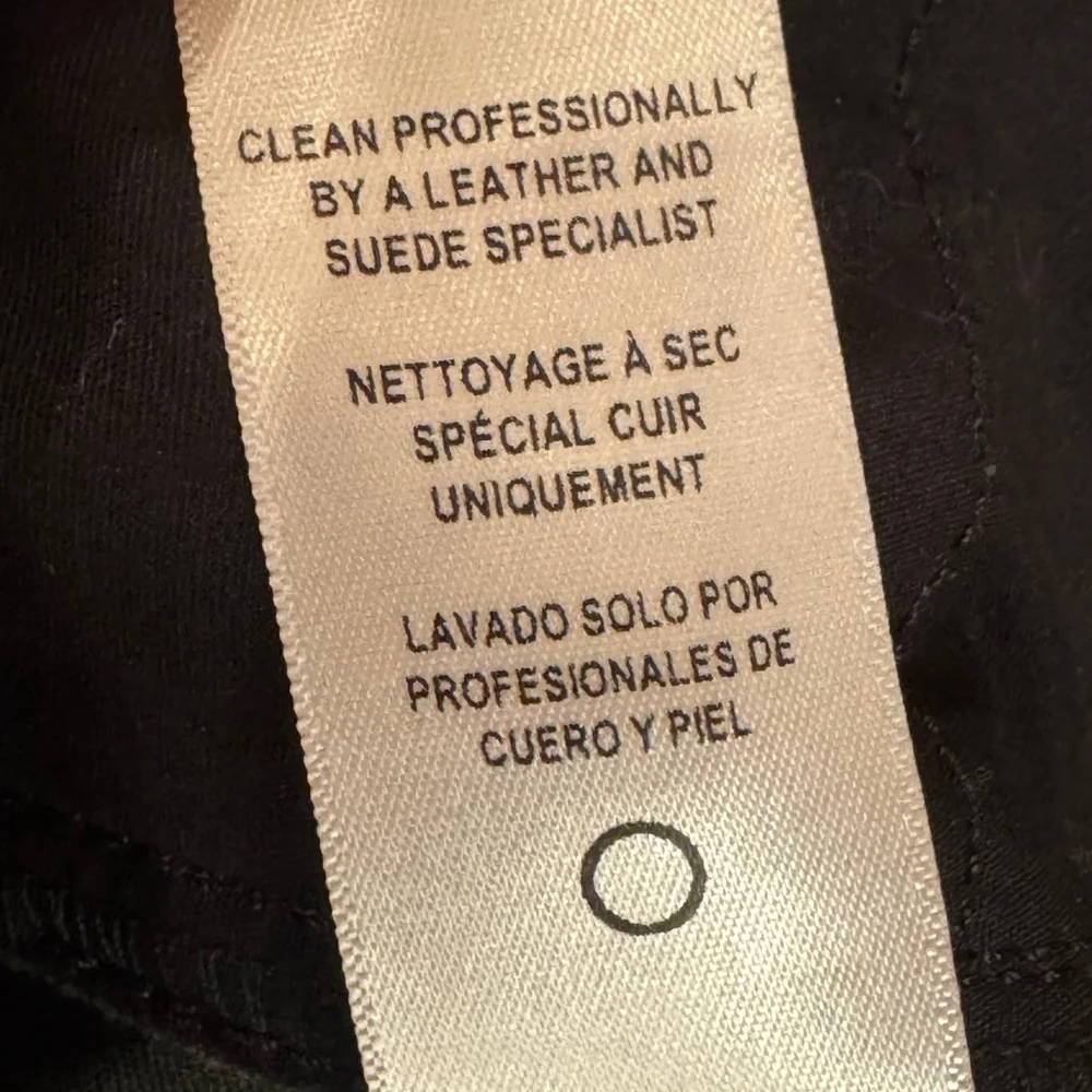 NWT Leather Frame Le Skinny de Jeanne Women's Pants, Black 26 Authentic lamb - Picture 11 of 11